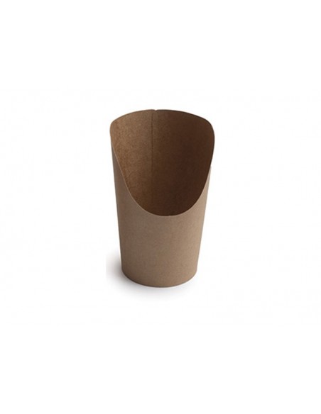 Caja patatas fritas kraft 16oz | Effimer