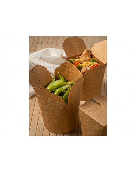 Noodle box kraft 16oz para ramen | Effimer